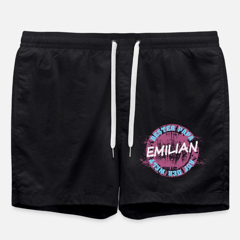 Emilian as Father's Day - Swim Trunks - black