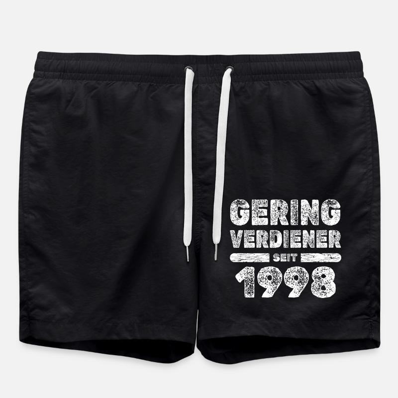 1998 - Badeshorts - Schwarz