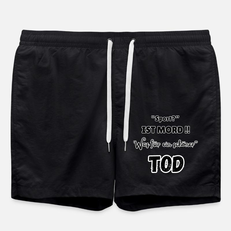 Sport is murder - Swim Trunks - black