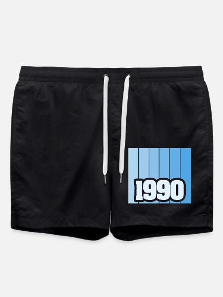 1990 - Badeshorts - Schwarz