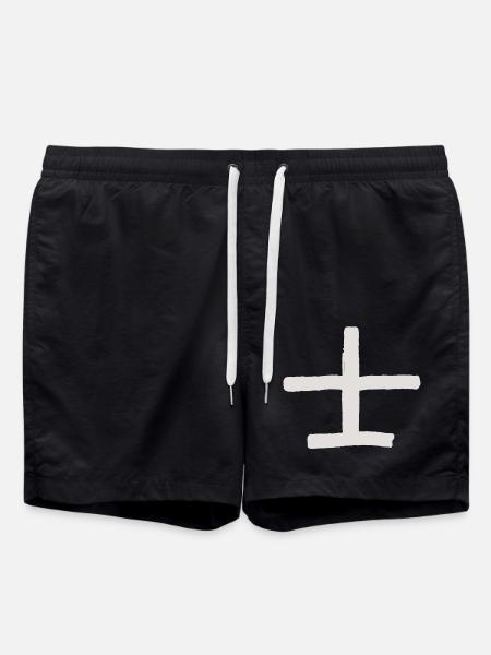 Samurai (Japanese) - Kanji characters - Swim Trunks - black