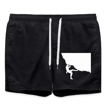 climbing - Swim Trunks - black - Front - AI Model Male 185 light (185cm)