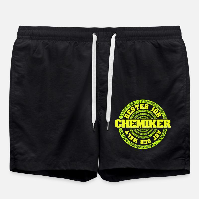 Gift for Chemist - Swim Trunks - black