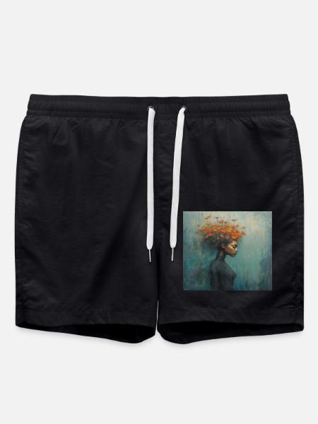 Mental Well - Being - Swim Trunks - black