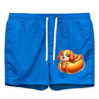 Hot Dog Hund - Badeshorts - Cobalt blue - Vorne