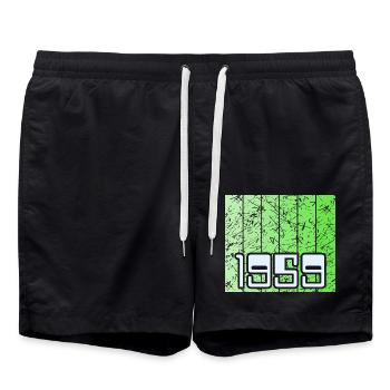 Vert 1959 - Short de bain - noir - Devant - AI Model Male 185 light (185cm)
