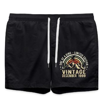 Dezember 1999 - Ausgezeichnet seit Dezember 1999 - Badeshorts - Schwarz - Vorne - AI Model Male 185 light (185cm)