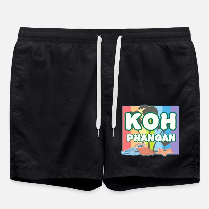 Arc-en-ciel K8h Phangan - Short de bain - noir