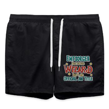 Disposal Wizard - Swim Trunks - black - Front - AI Model Male 185 light (185cm)