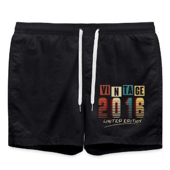 Vintage 2016 : Edition Limitée - 9e anniversaire. - Short de bain - noir - Devant - AI Model Male 185 light (185cm)