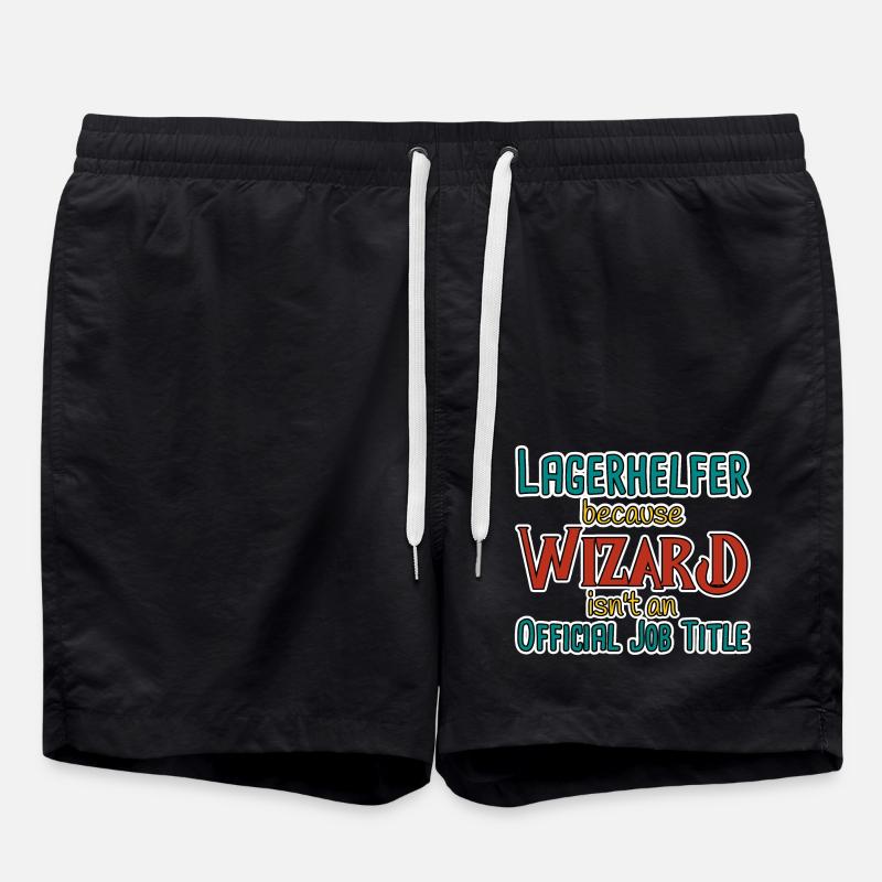 Lagerhelfer Wizard - Badeshorts - Schwarz