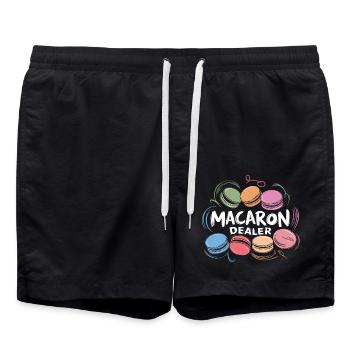 Style pour les gourmands - Short de bain - noir - Devant - AI Model Male 185 light (185cm)