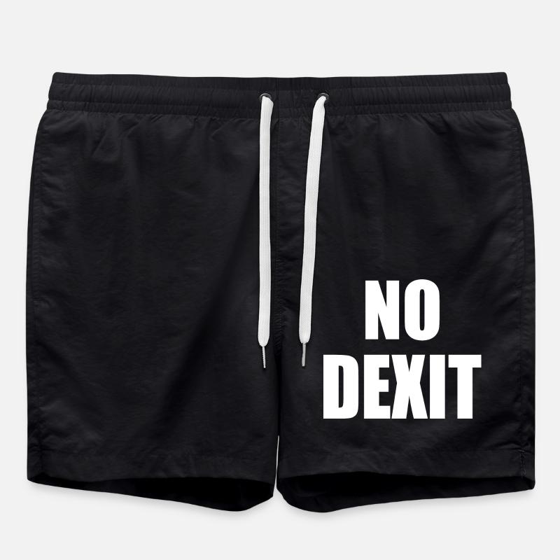 No dexit - Badeshorts - Schwarz