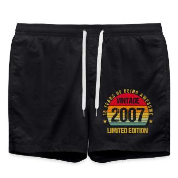 18 ans d’être génial 2007 18e anniversaire - Short de bain - noir - Devant - AI Model Male 185 light (185cm)