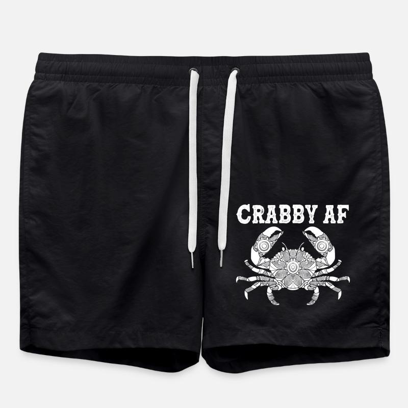 Krabbe - Badeshorts - Schwarz