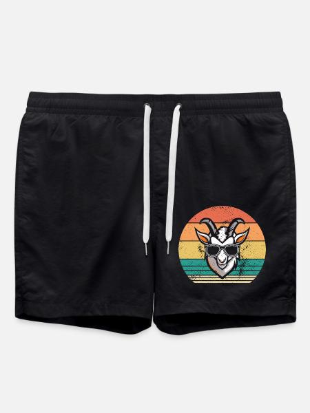 Goats - Swim Trunks - black