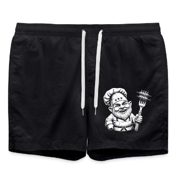 Grill - Swim Trunks - black - Front - AI Model Male 185 light (185cm)