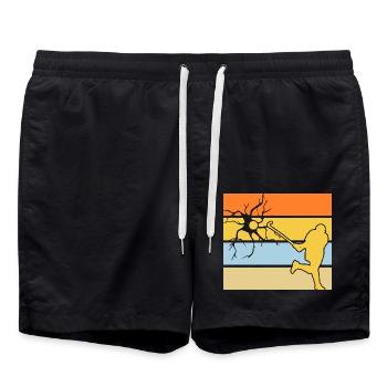 Field Hockey Players Field Hockey - Swim Trunks - black - Front - AI Model Male 185 light (185cm)