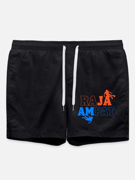 Raja Ampat Indonesia - Swim Trunks - black