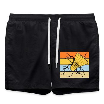 Federball Badminton - Short de bain - noir - Devant - AI Model Male 185 light (185cm)