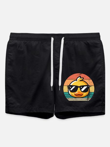 Ducks - Swim Trunks - black