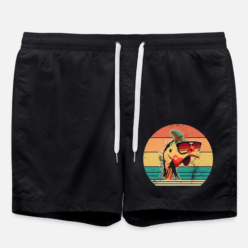 Poules Coq Pintade - Short de bain - noir