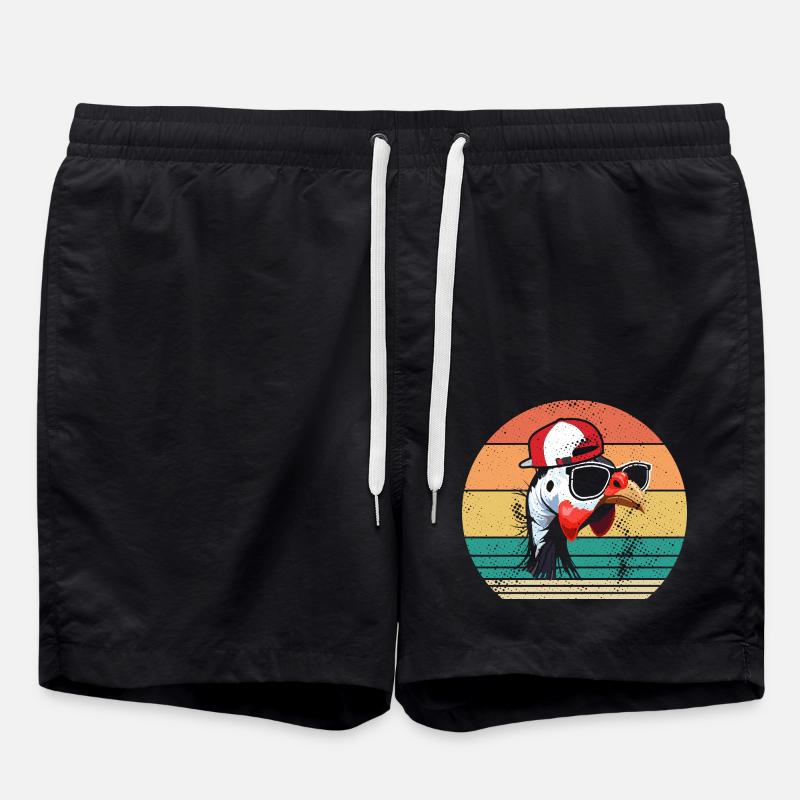 Poules Coq Pintade - Short de bain - noir