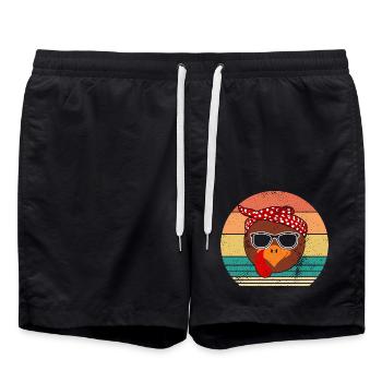 Turquie - Short de bain - noir - Devant - AI Model Male 185 light (185cm)