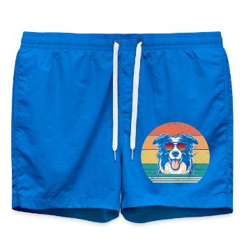 Border Collie - Short de bain - cobalt blue - Devant