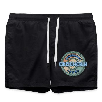 Gouvernante - Short de bain - noir - Devant - AI Model Male 185 light (185cm)