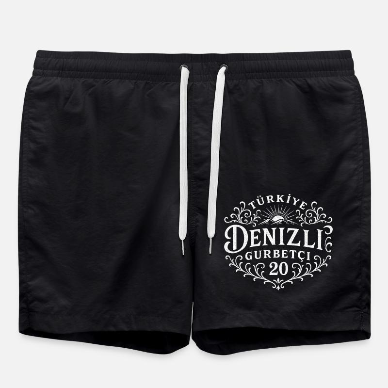 Denizli - Short de bain - noir