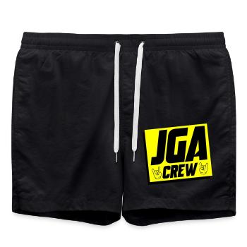 Jga Crew Junggesellenabschied - Badeshorts - Schwarz - Vorne - AI Model Male 185 light (185cm)