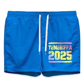 Tenerife 2025 Coloré - Short de bain - cobalt blue - Devant