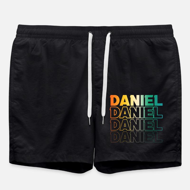 Daniel - Badeshorts - Schwarz