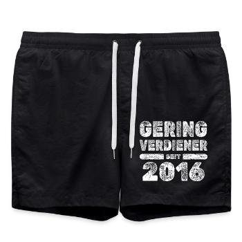 Award 2016 - Swim Trunks - black - Front - AI Model Male 185 light (185cm)