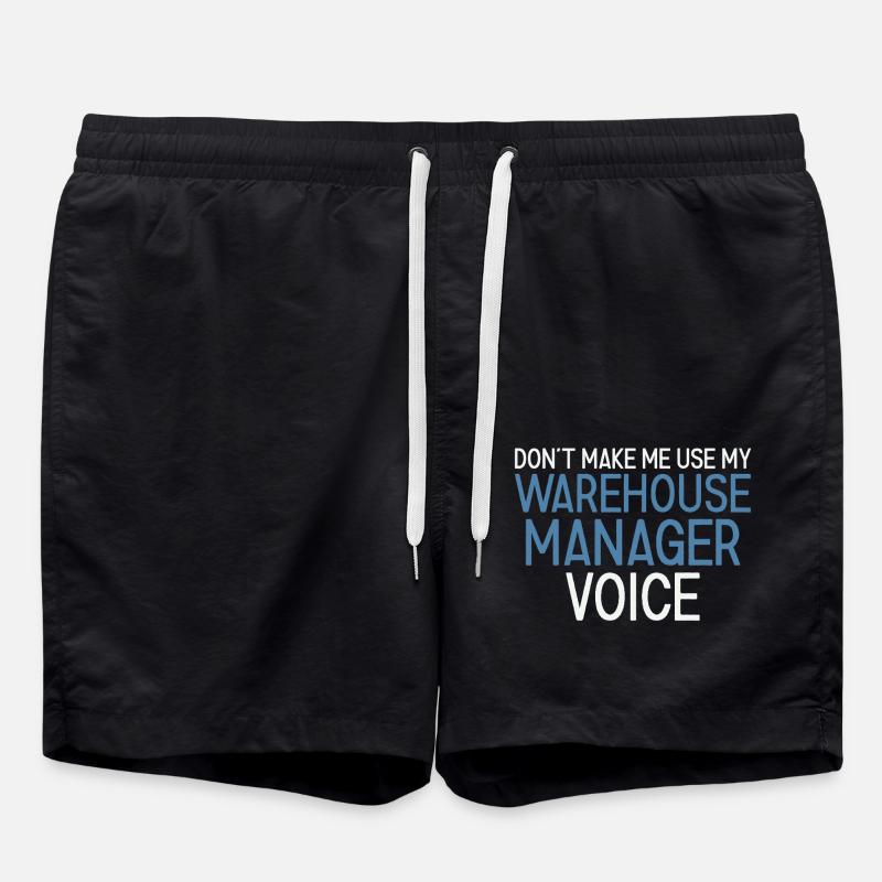 Gestionnaire d’entrepôt Voix - Short de bain - noir