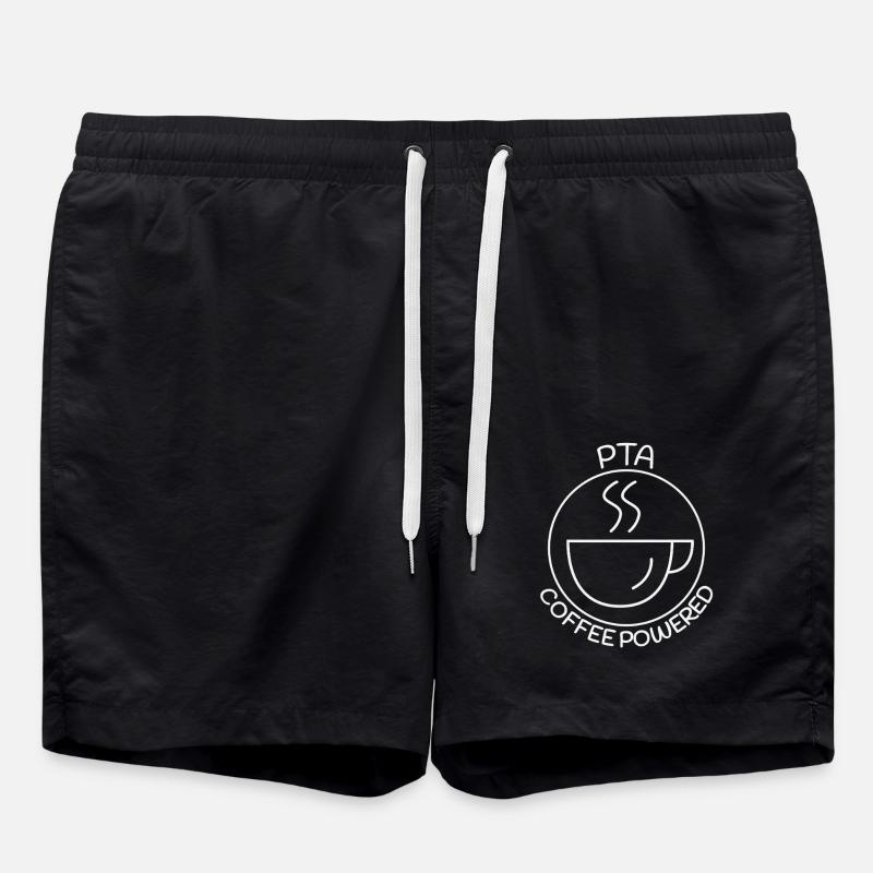 PTA Coffee Powered Pharmacy - Swim Trunks - black