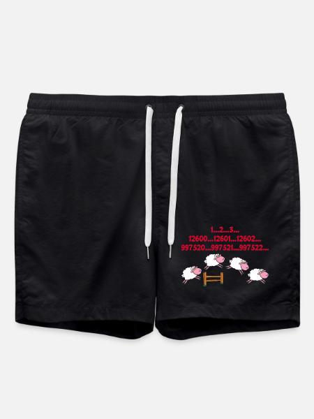 Compter les moutons - Short de bain - noir