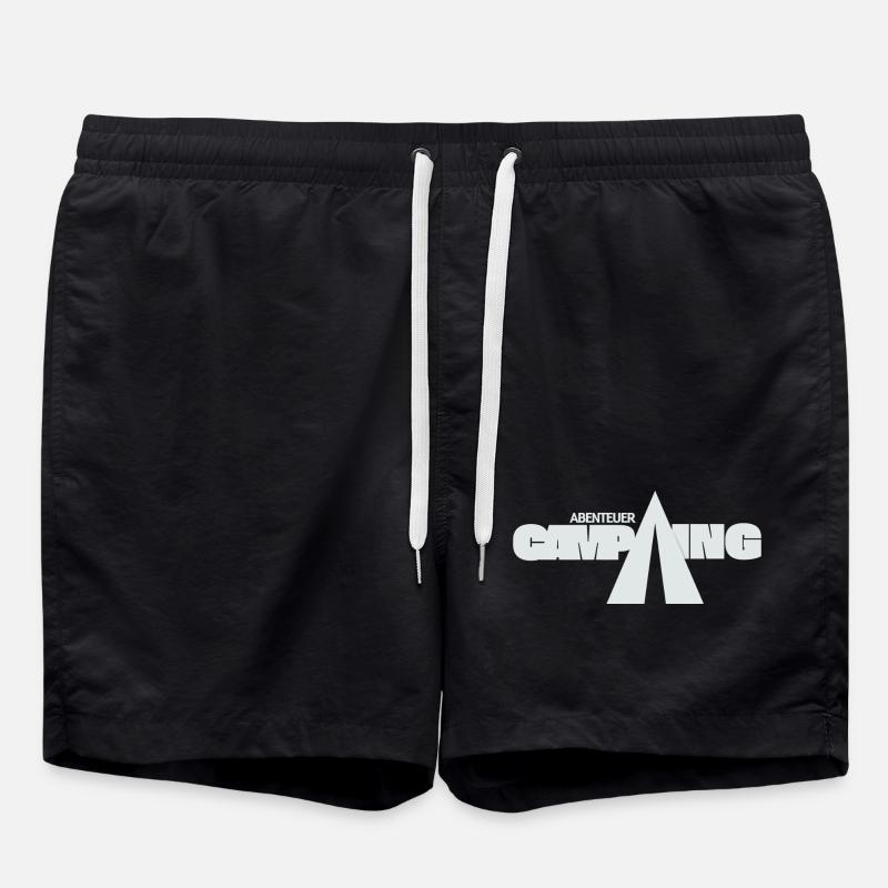 Adventure Camping - Swim Trunks - black
