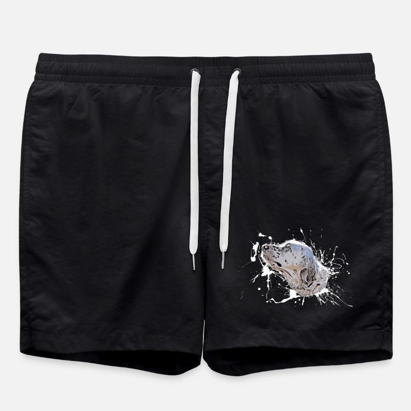 Hund - Badeshorts - Schwarz