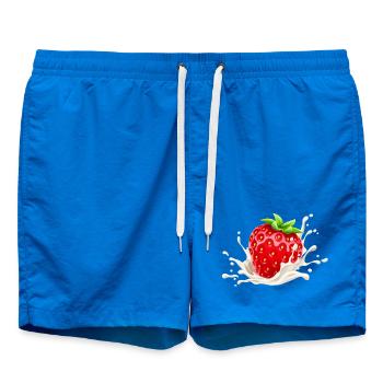fraise, envie de fraise, fraisier - Short de bain - cobalt blue - Devant
