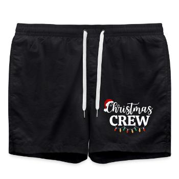 ÉQUIPAGE DE NOËL - Short de bain - noir - Devant - AI Model Male 185 light (185cm)