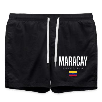 Maracay Venezuela - Swim Trunks - black - Front - AI Model Male 185 light (185cm)