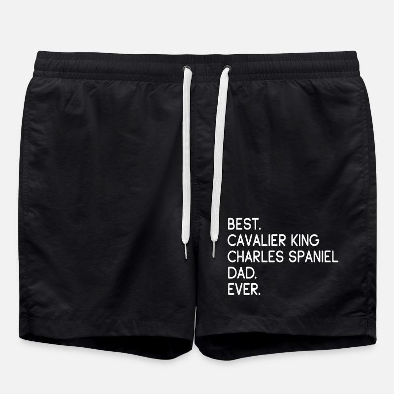 Cavalier King Charles Spaniel - Short de bain - noir