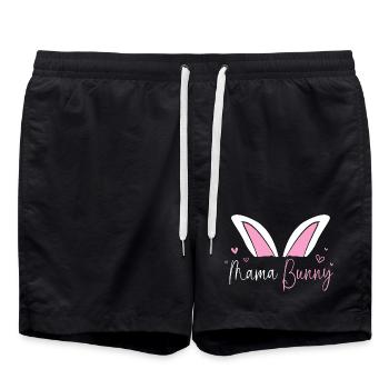 Expectant Mom Easter Gender Reveal - Swim Trunks - black - Front - AI Model Male 185 light (185cm)
