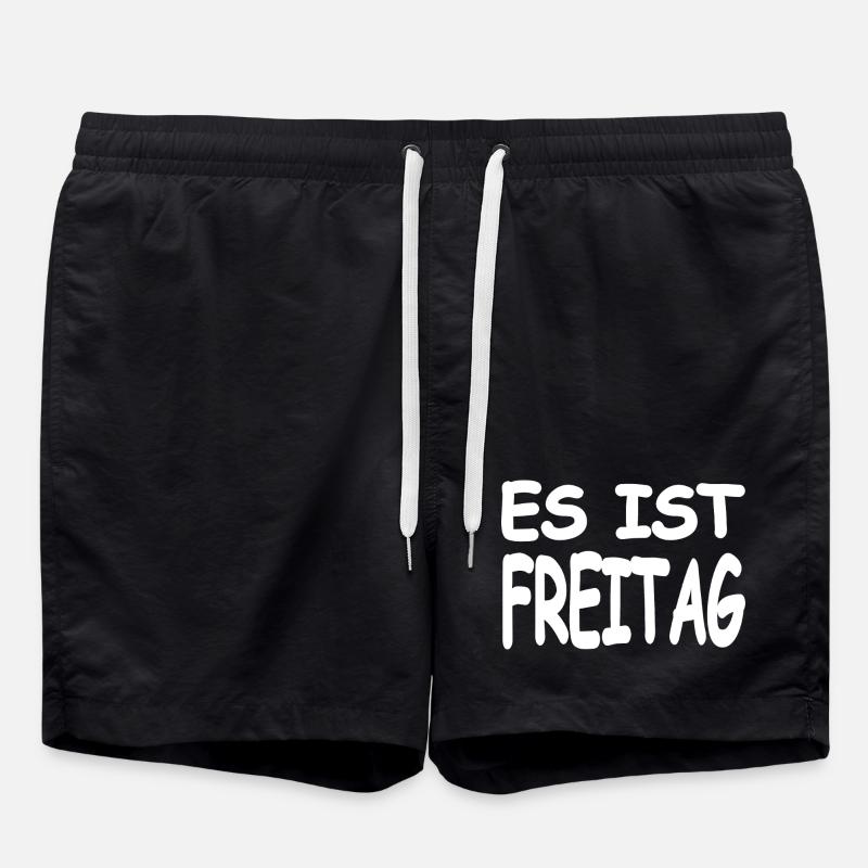 Friday - Swim Trunks - black