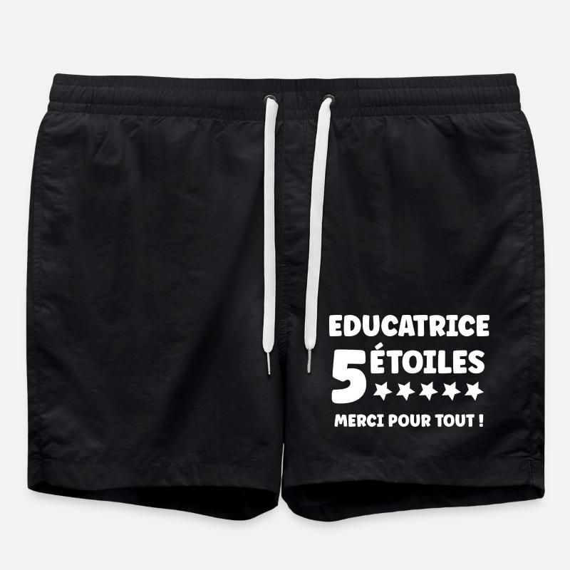 Erzieher - Badeshorts - Schwarz