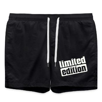 Édition limitée - Short de bain - noir - Devant - AI Model Male 185 light (185cm)