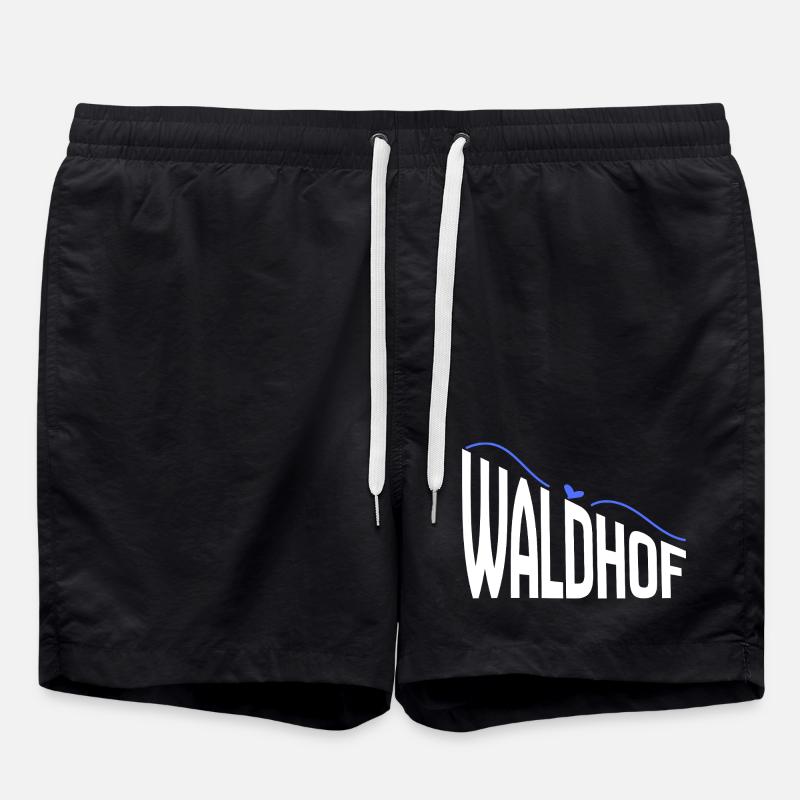 Waldhof - Badeshorts - Schwarz