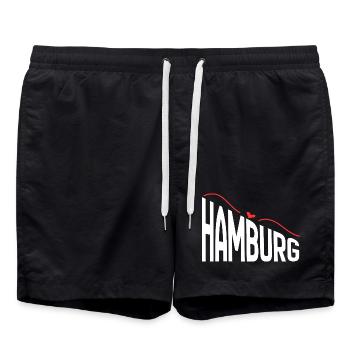 Hambourg - Short de bain - noir - Devant - AI Model Male 185 light (185cm)